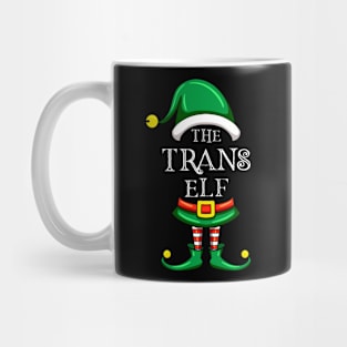 The Trans Elf Matching Family Christmas Pajama Mug